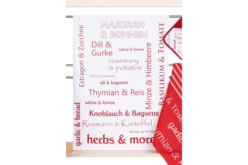 Kitchen towel Herbs & More