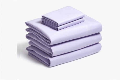 Egyptian cotton fitted sheet.
