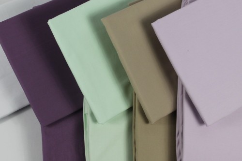 Egyptian cotton fitted sheet.