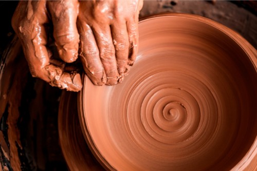 3+1 Glinena posuda CASSEROLE sa ručkom 17