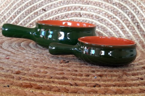 3+1 Glinena posuda CASSEROLE sa ručkom 17