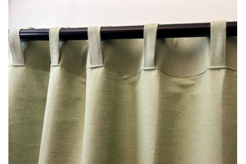 Dobby linen curtain