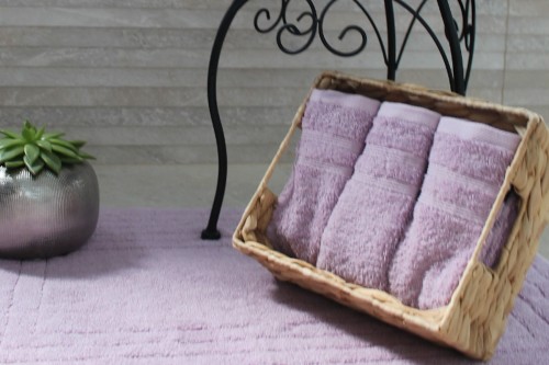 Set of 10 - Bathroom towel 100% Egyptian cotton - 33x33 cm