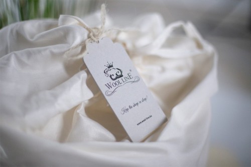 Bettdecke aus Wolle Gold