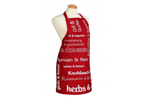 Apron with pocket - HERBS & MORE