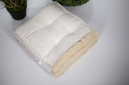 Wollmatratze Natur 10 cm