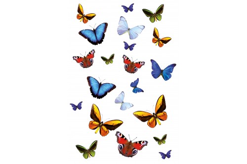 Dekorativer Aufkleber - Schmetterlinge