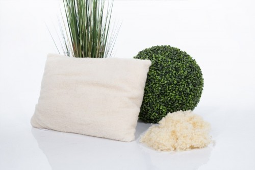 Wool pillow Gold