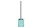 Ceramic toilet brush Crackie blue
