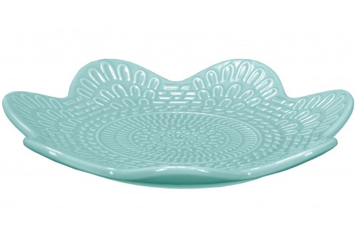 Mandalay ceramic soap holder pastel green