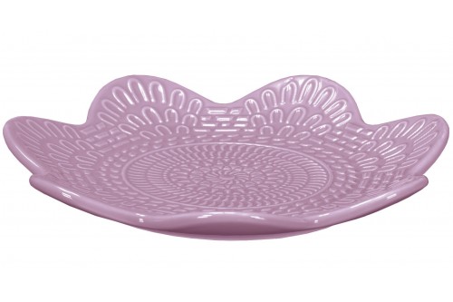 Mandalay pastel lilac ceramic soap holder