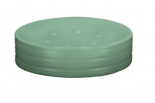 Porta sapone in ceramica SAHARA verde menta