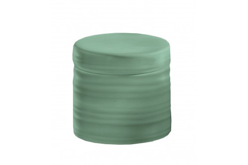 Tazza in ceramica per dischetti di cotone SAHARA verde menta