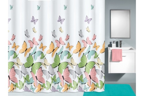 Shower curtain - Butterflies
