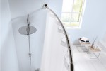 Shower curtain holder